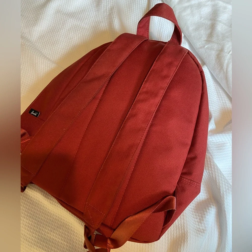 Herschel Supply Company Red Backpack with Pink Front Pocket